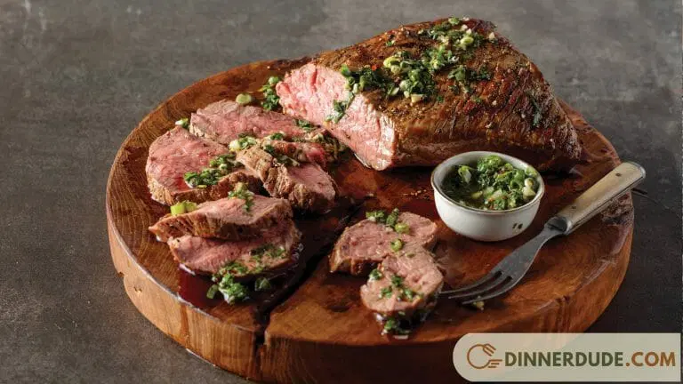 Beef Tenderloin Chimichurri with Roasted Broccoli